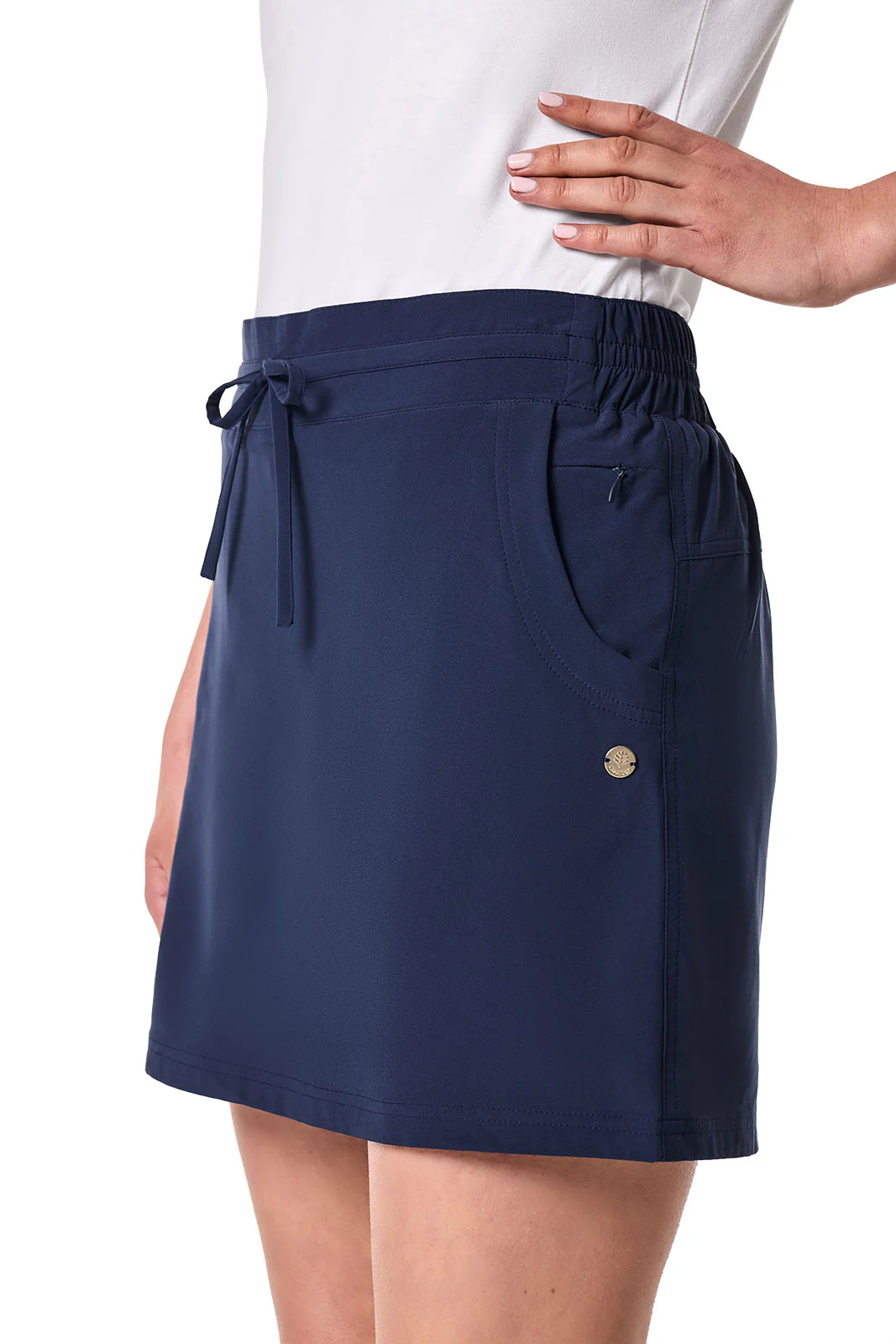 Women's Mendocino Travel Skort | Navy - Image 3