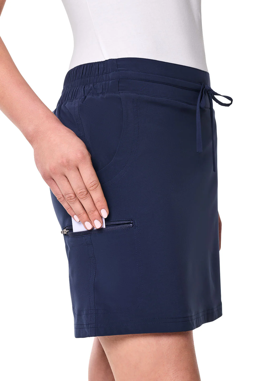 Women's Mendocino Travel Skort | Navy - Image 7