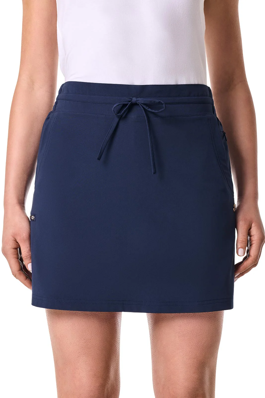 Women's Mendocino Travel Skort | Navy - Image 9