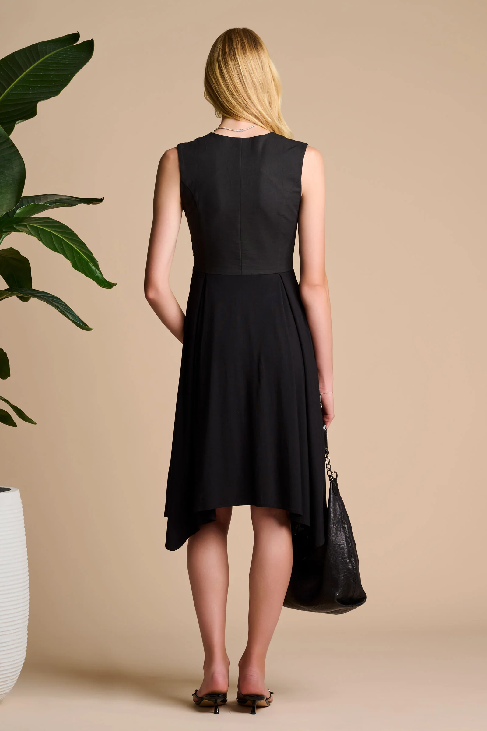 Monroe 2.0 Midi Dress | Black - Image 6