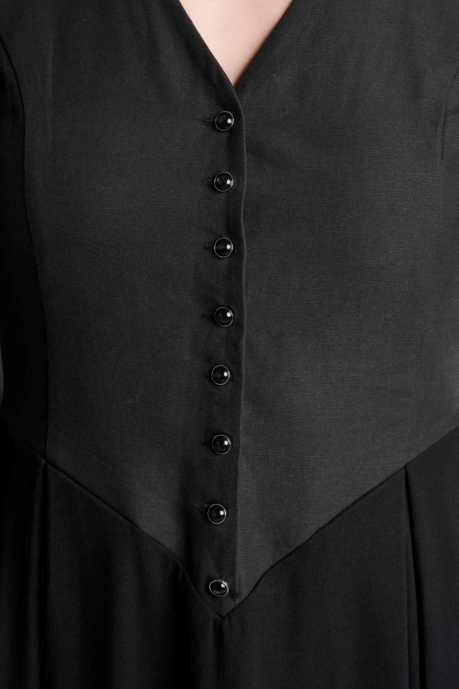 Monroe 2.0 Midi Dress | Black - Image 7