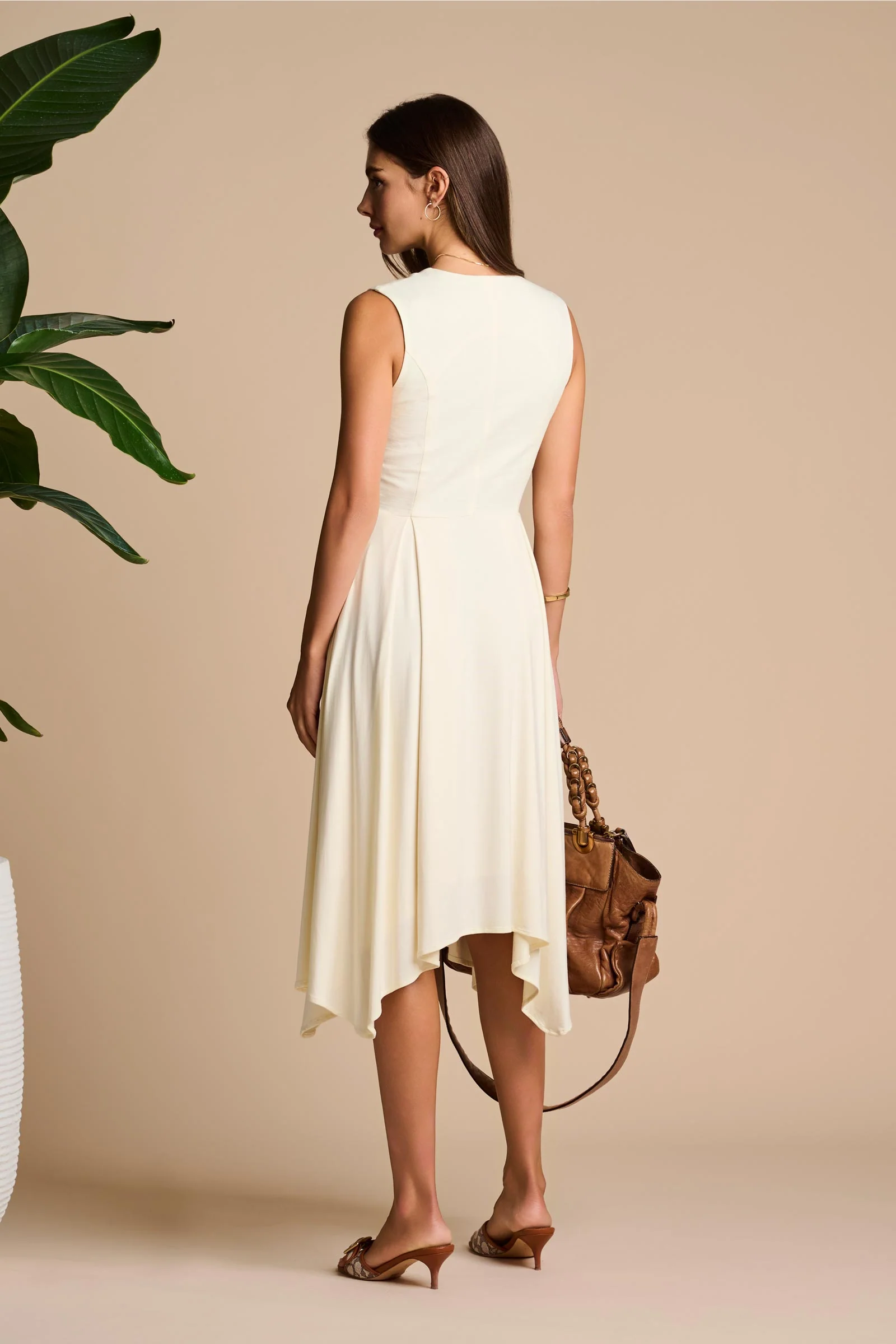 Monroe 2.0 Midi Dress | Vanilla - Image 5