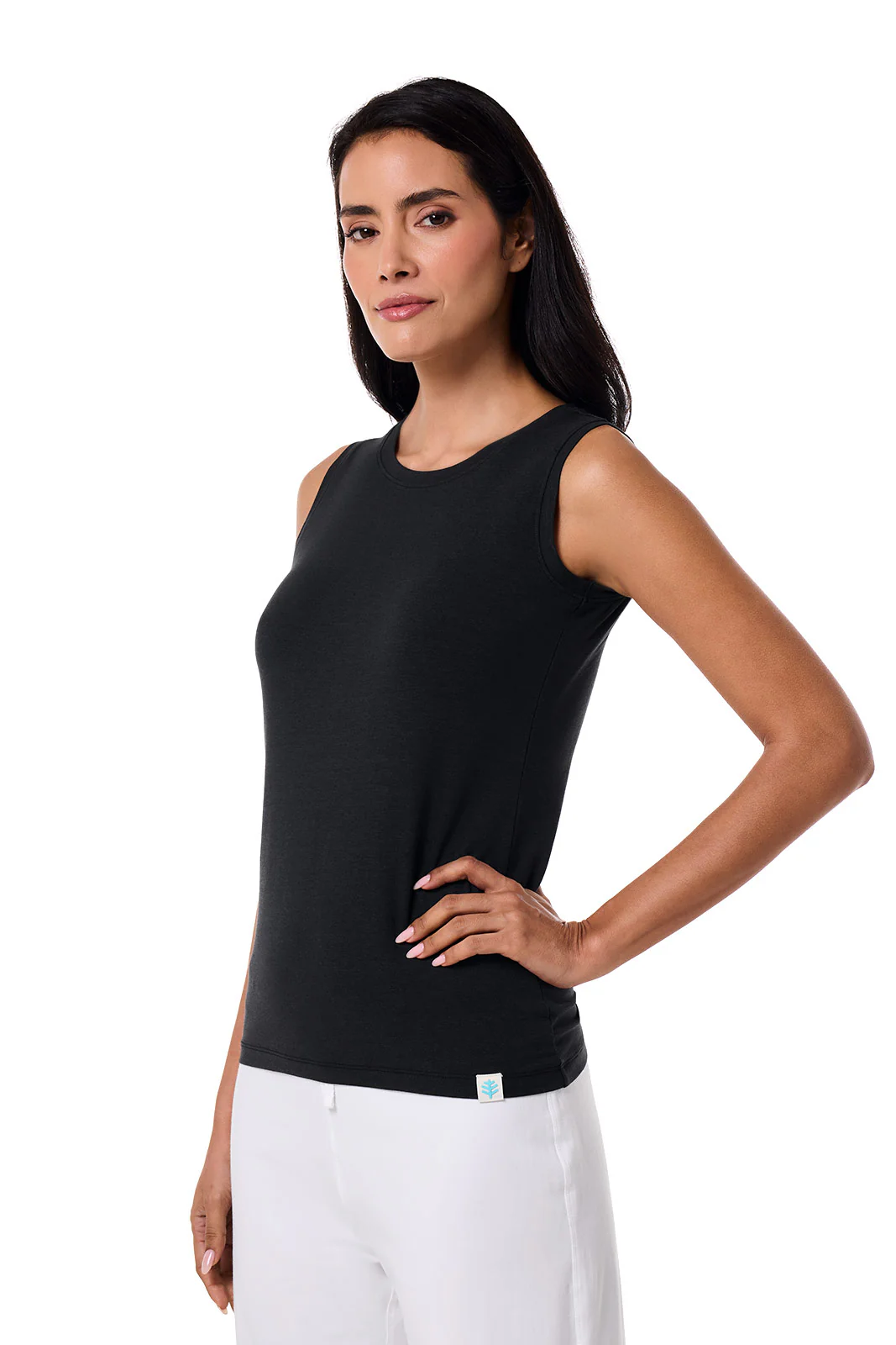 Women's Morada Everyday Basic Tank | Black - Image 3