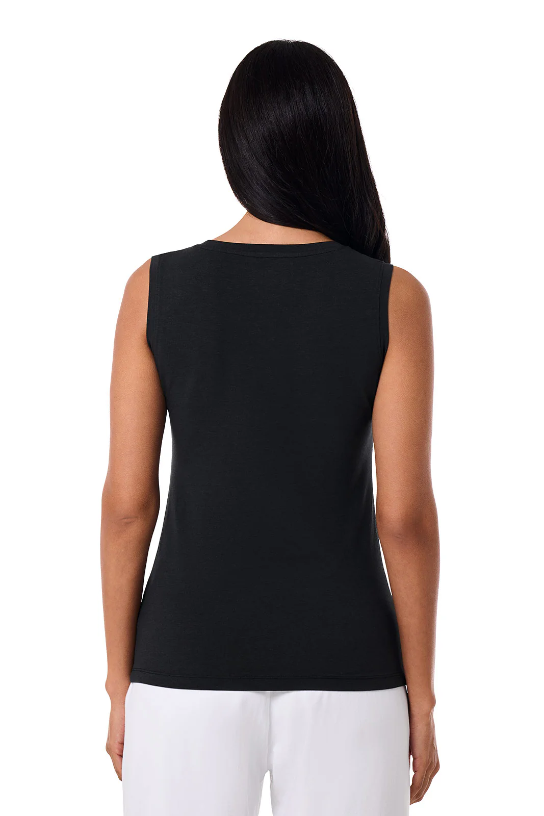Women's Morada Everyday Basic Tank | Black - Image 4