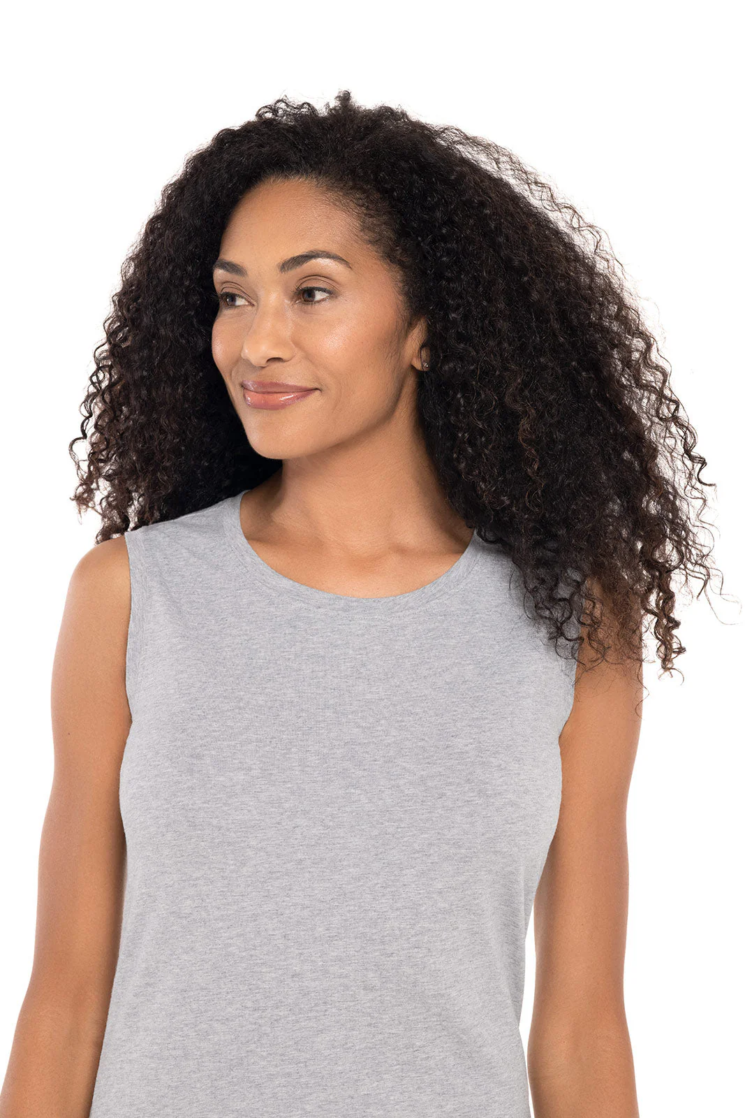 Women's Morada Everyday Basic Tank | Grey Heather - Image 6