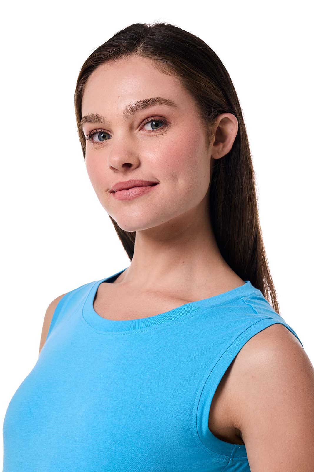 Women's Morada Everyday Basic Tank | Malibu Blue - Image 6