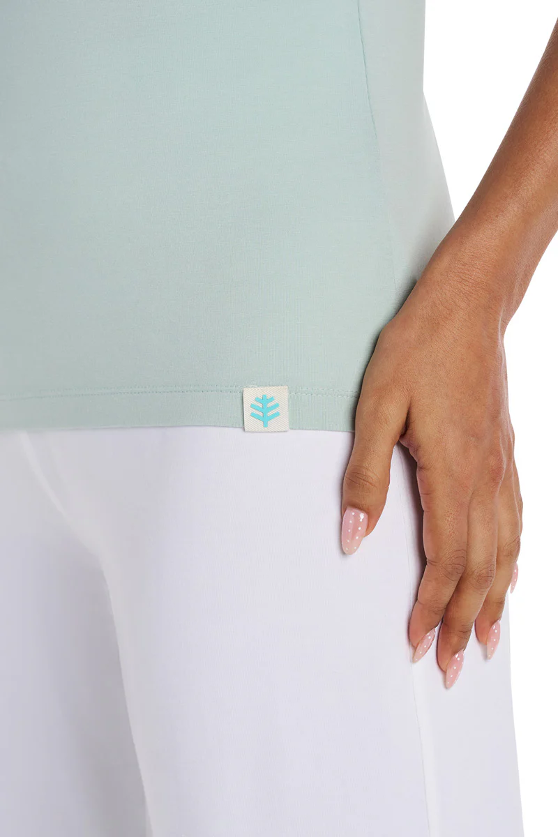 Women's Morada Everyday Basic Tank | Misty Aqua - Image 7