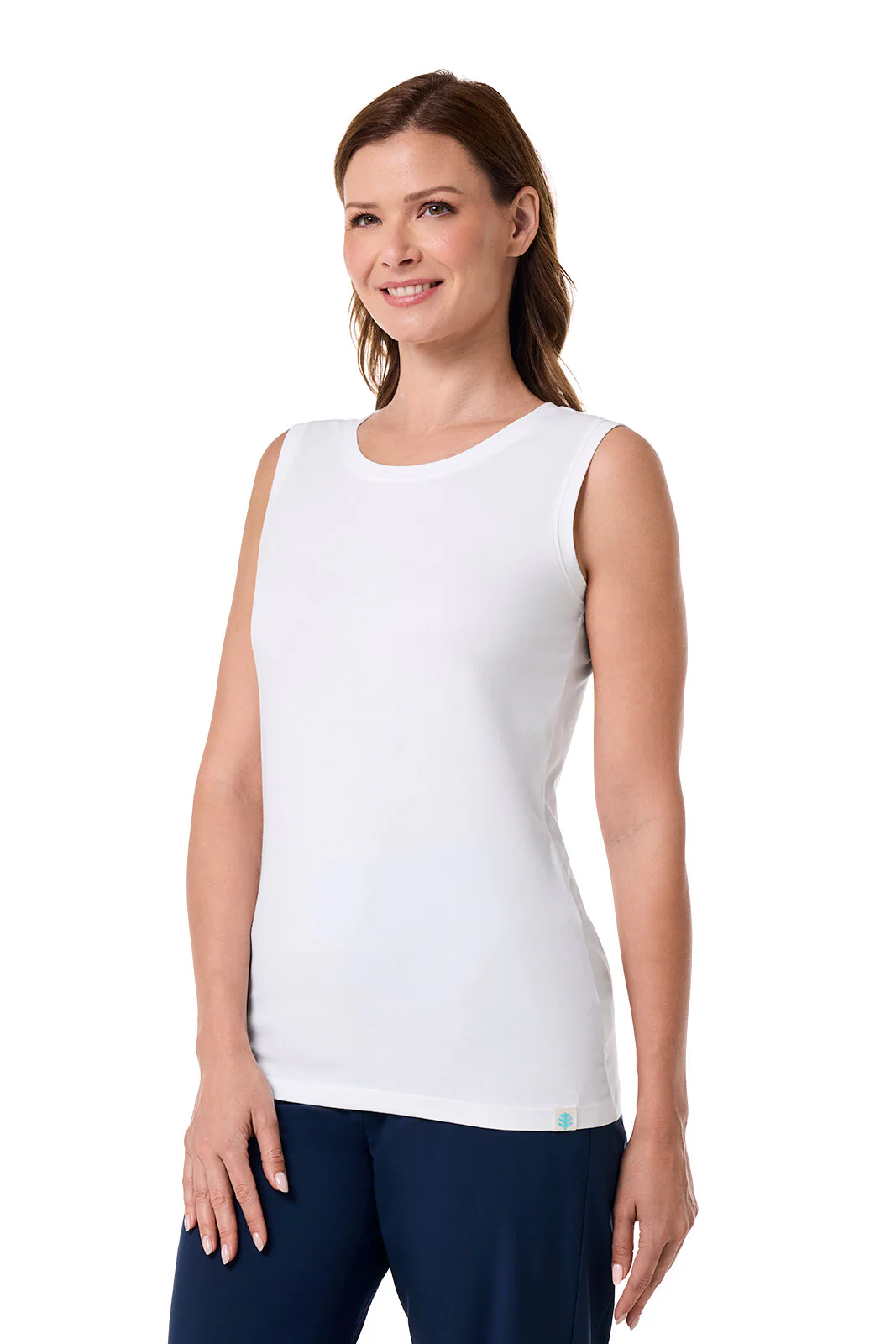Women's Morada Everyday Basic Tank | White - Image 3