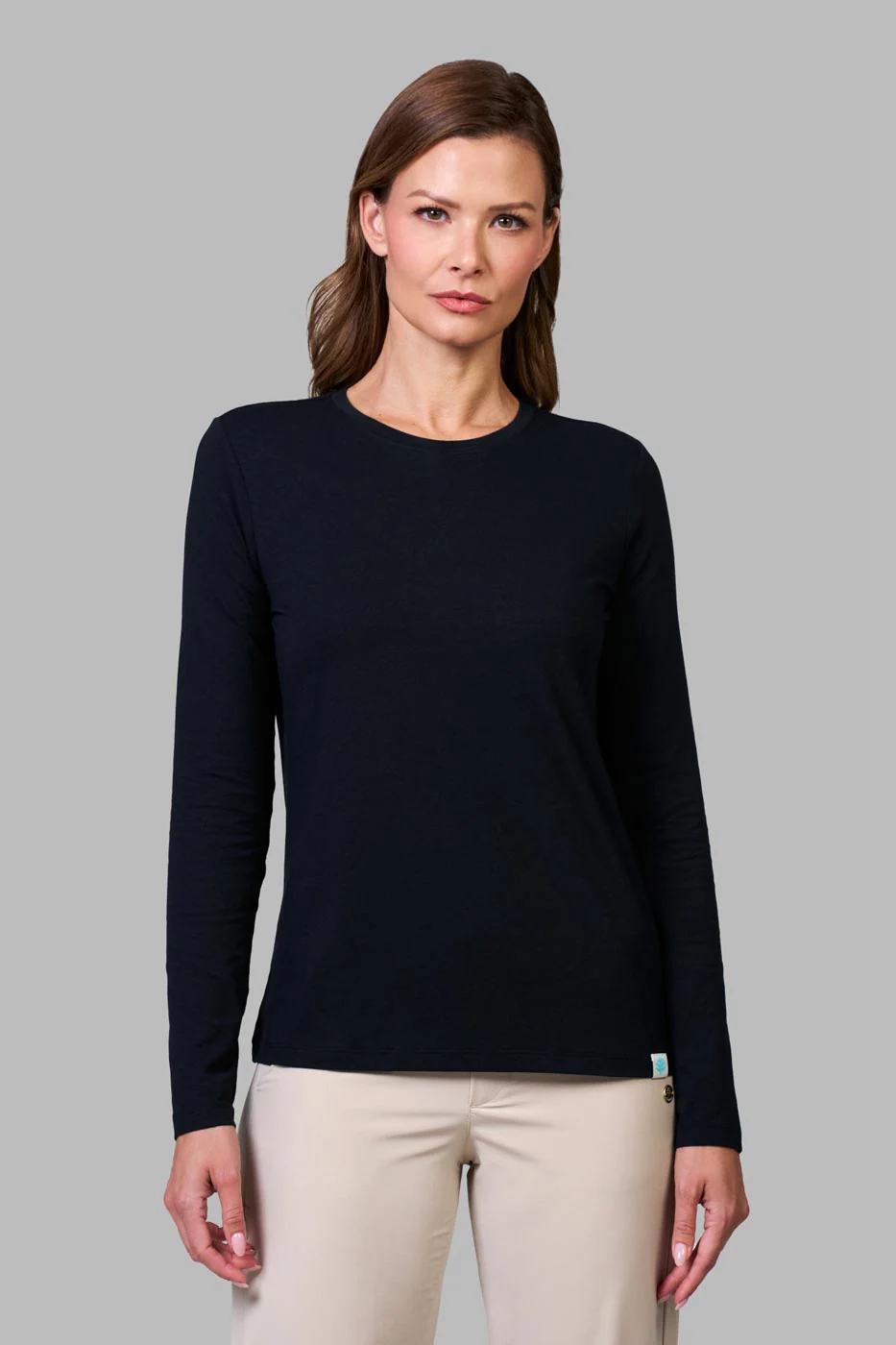 Women's Morada Everyday Long Sleeve T-Shirt | Black
