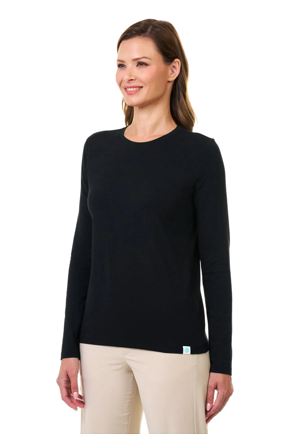 Women's Morada Everyday Long Sleeve T-Shirt | Black - Image 2