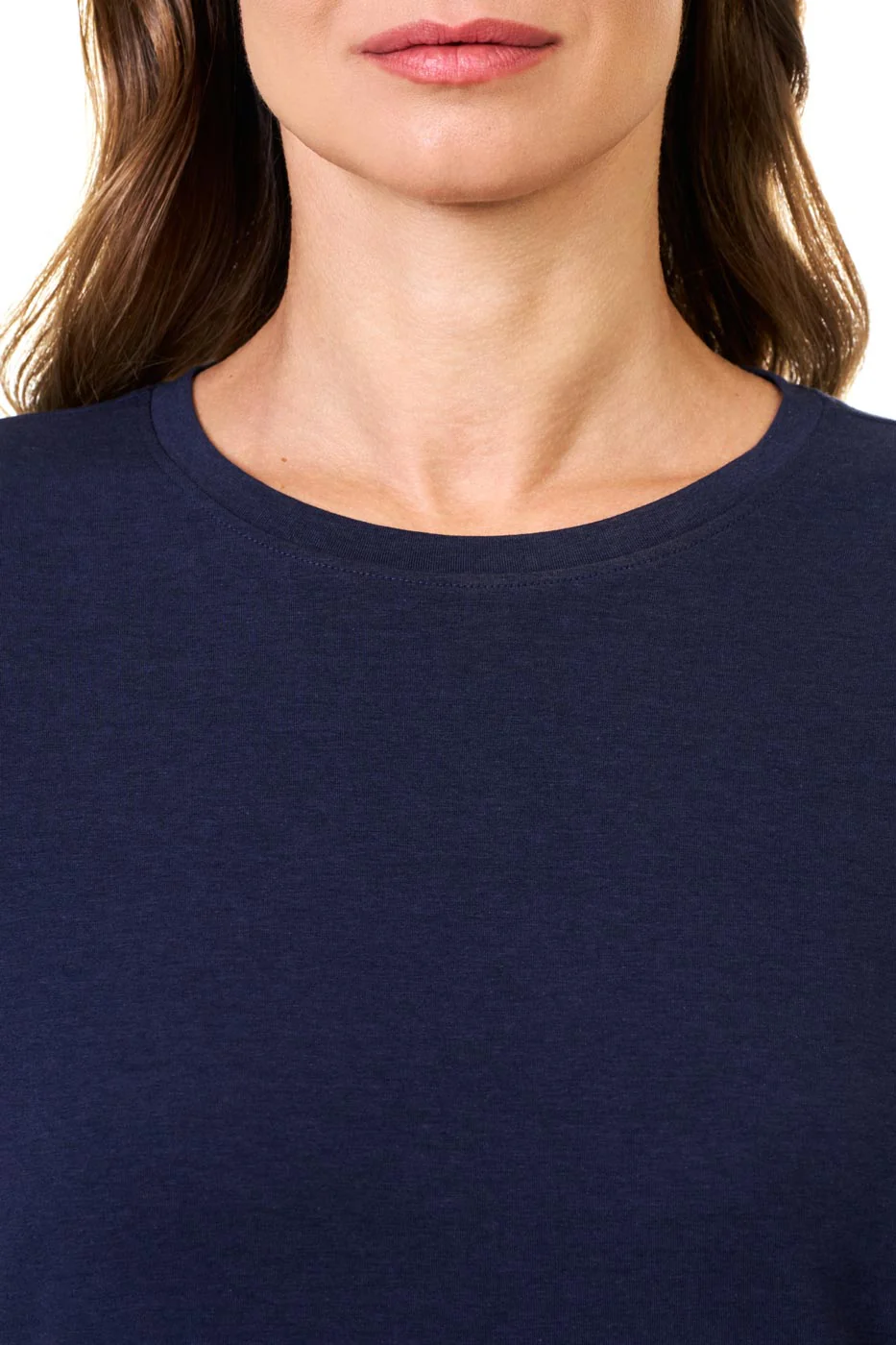 Women's Morada Everyday Long Sleeve T-Shirt | Navy - Image 5