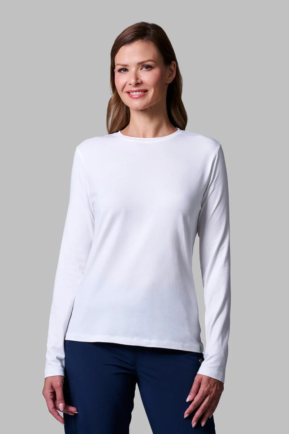 Women's Morada Everyday Long Sleeve T-Shirt | White - Image 2