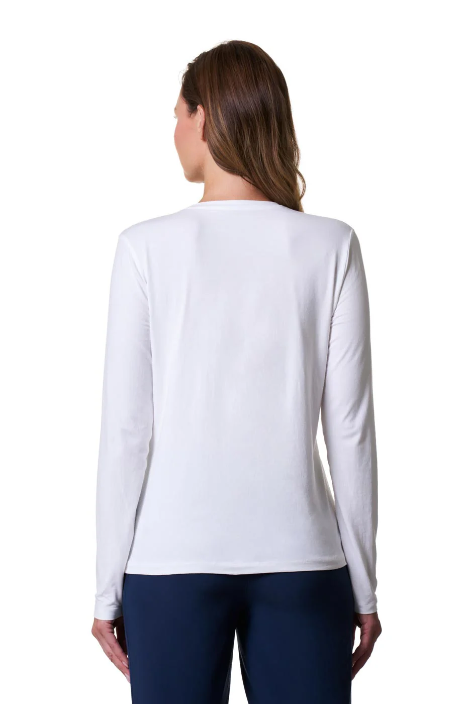 Women's Morada Everyday Long Sleeve T-Shirt | White - Image 5