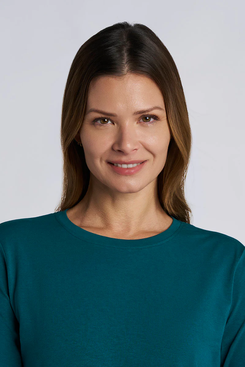 Womens Morada Everyday Long Sleeve T-Shirt | Transformative Teal - Image 3