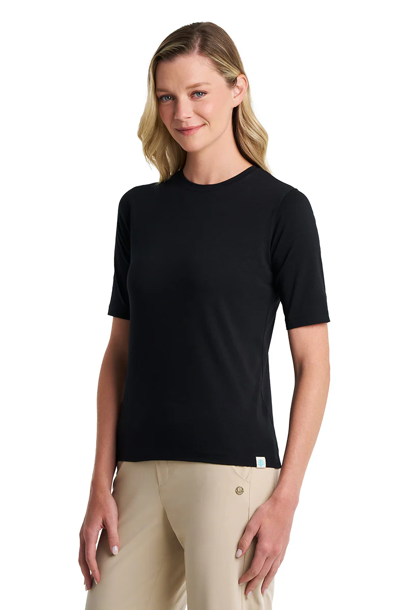 Women's Morada Everyday Short Sleeve T-Shirt | Black - Image 4