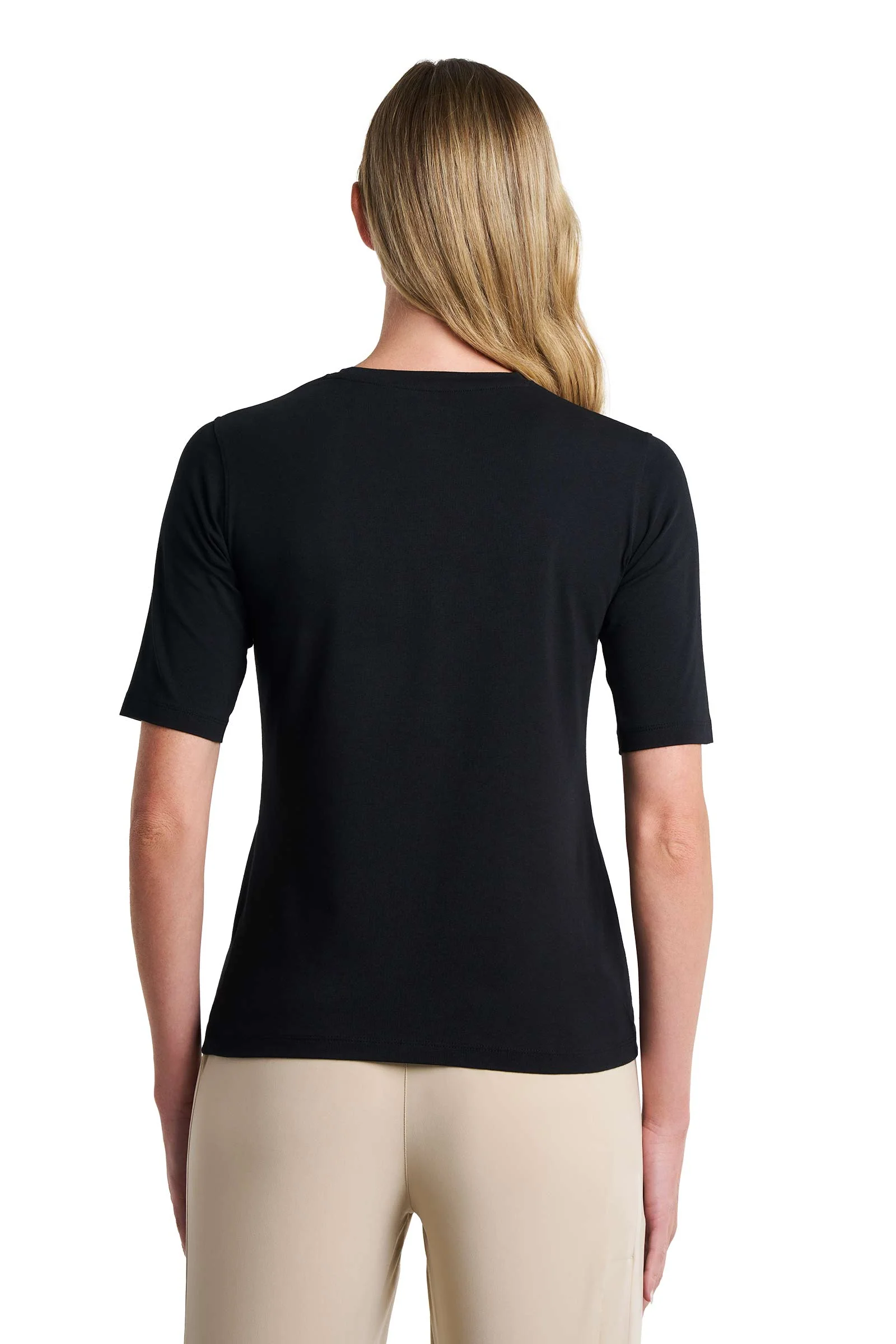 Women's Morada Everyday Short Sleeve T-Shirt | Black - Image 5
