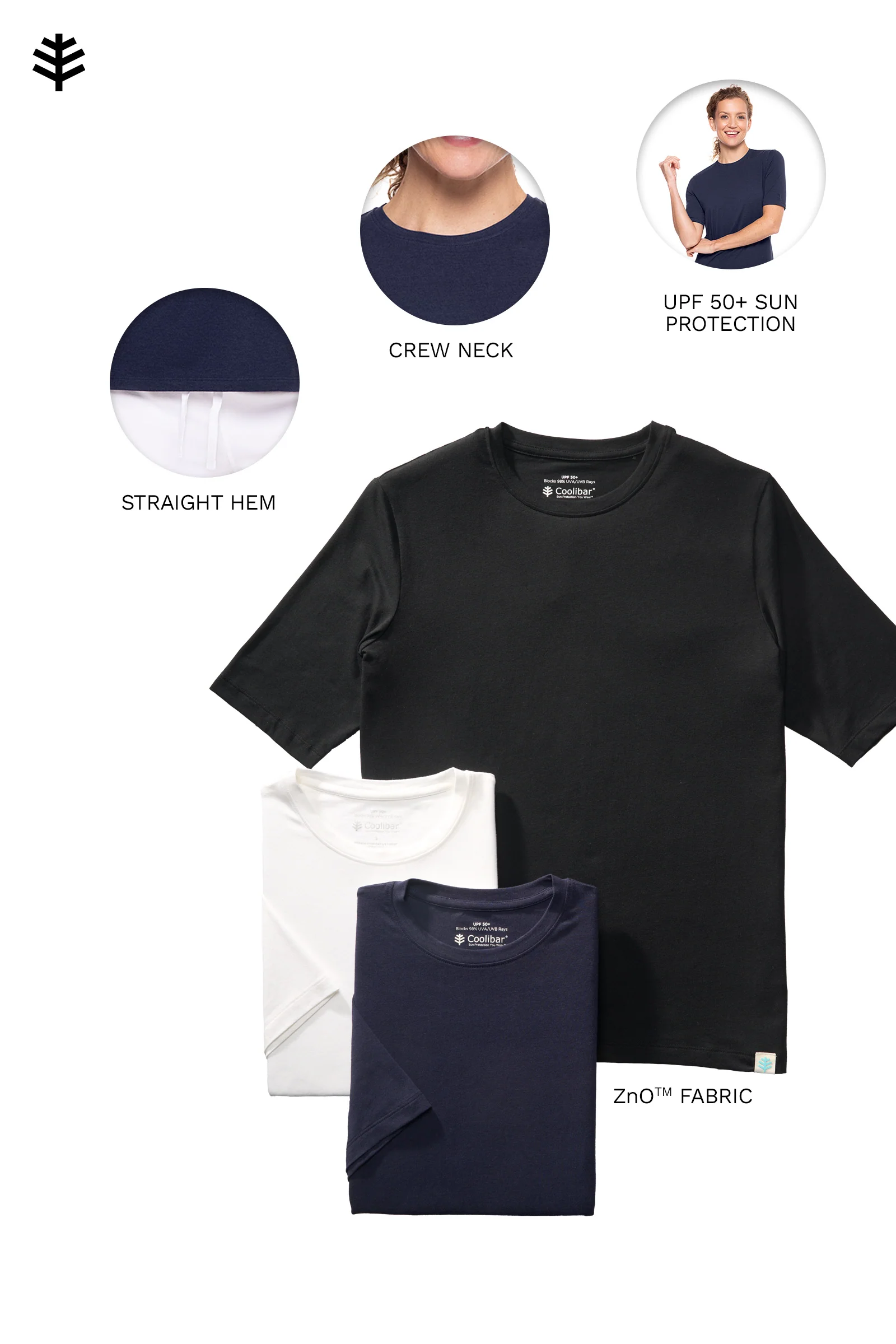 Women's Morada Everyday Short Sleeve T-Shirt | Navy - Image 7