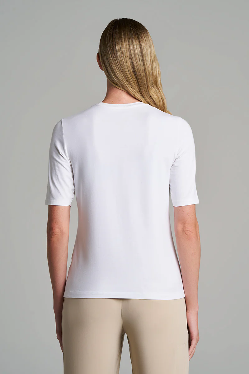 Women's Morada Everyday Short Sleeve T-Shirt | White - Image 2