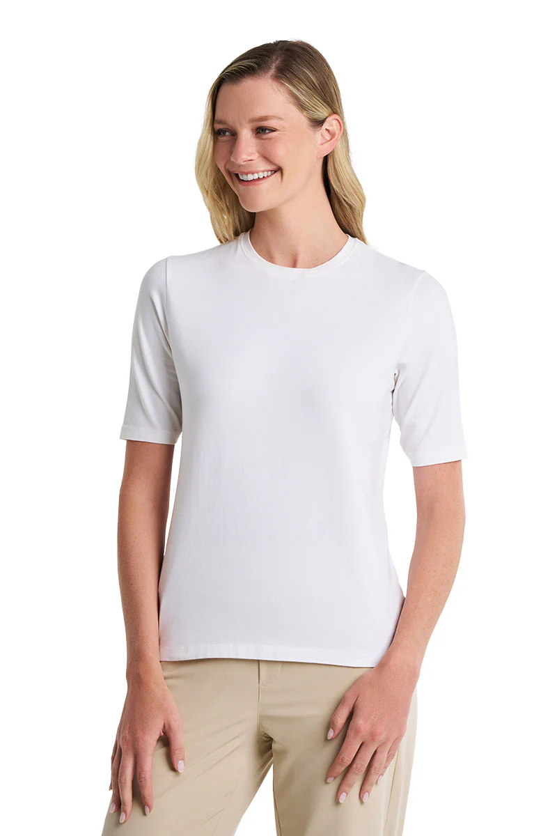 Women's Morada Everyday Short Sleeve T-Shirt | White - Image 3