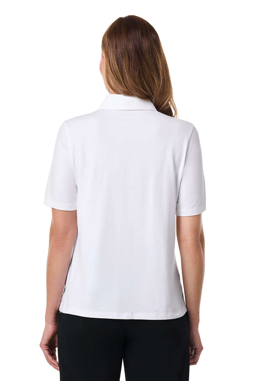 Women's Morningside Button Down Short Sleeve Shirt | White - Image 4