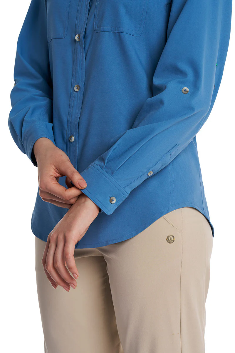 Women's Mylitta Travel Shirt | Blue Dusk - Image 5