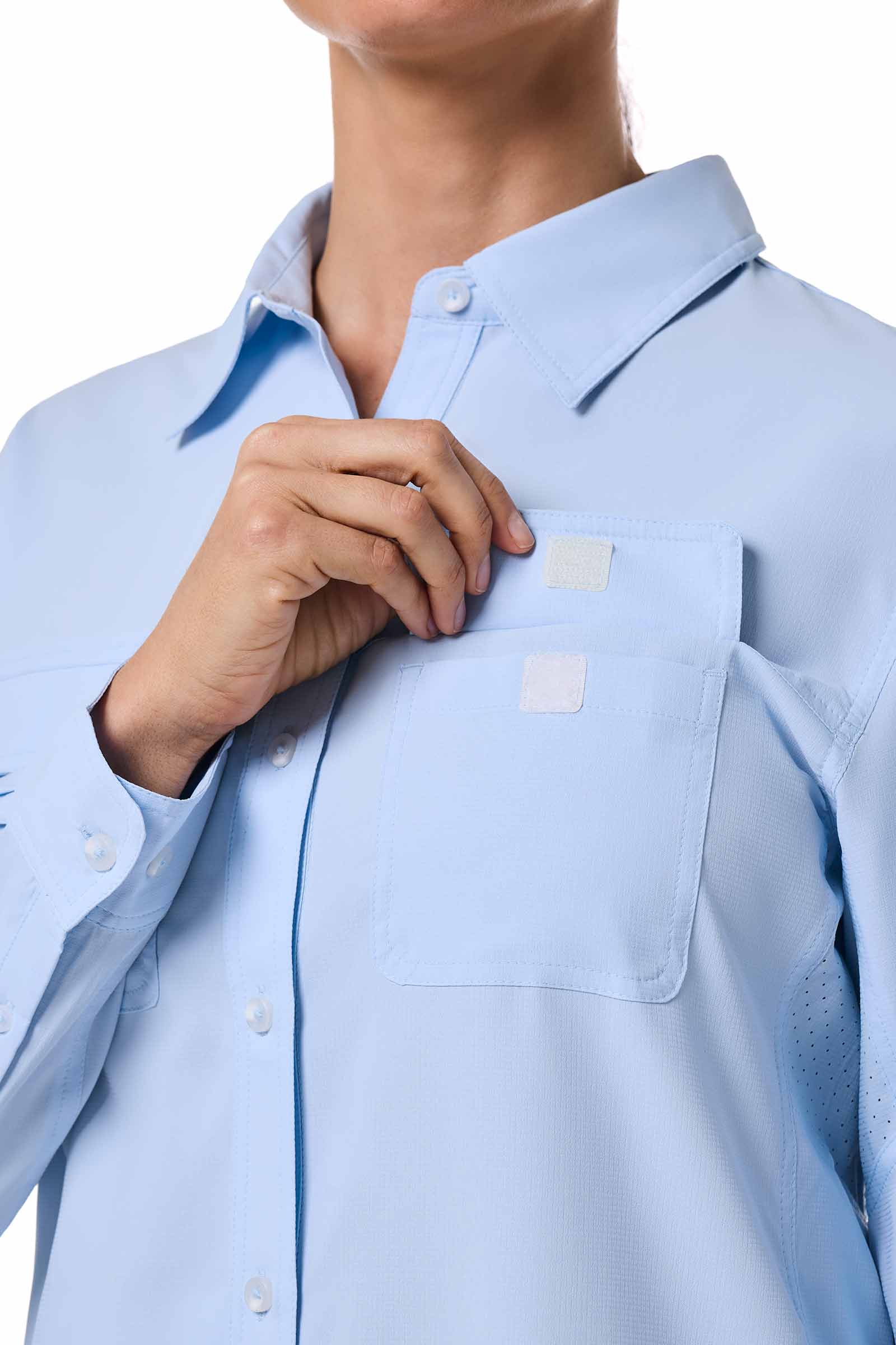 Women's Mylitta Travel Shirt | Light Blue - Image 8