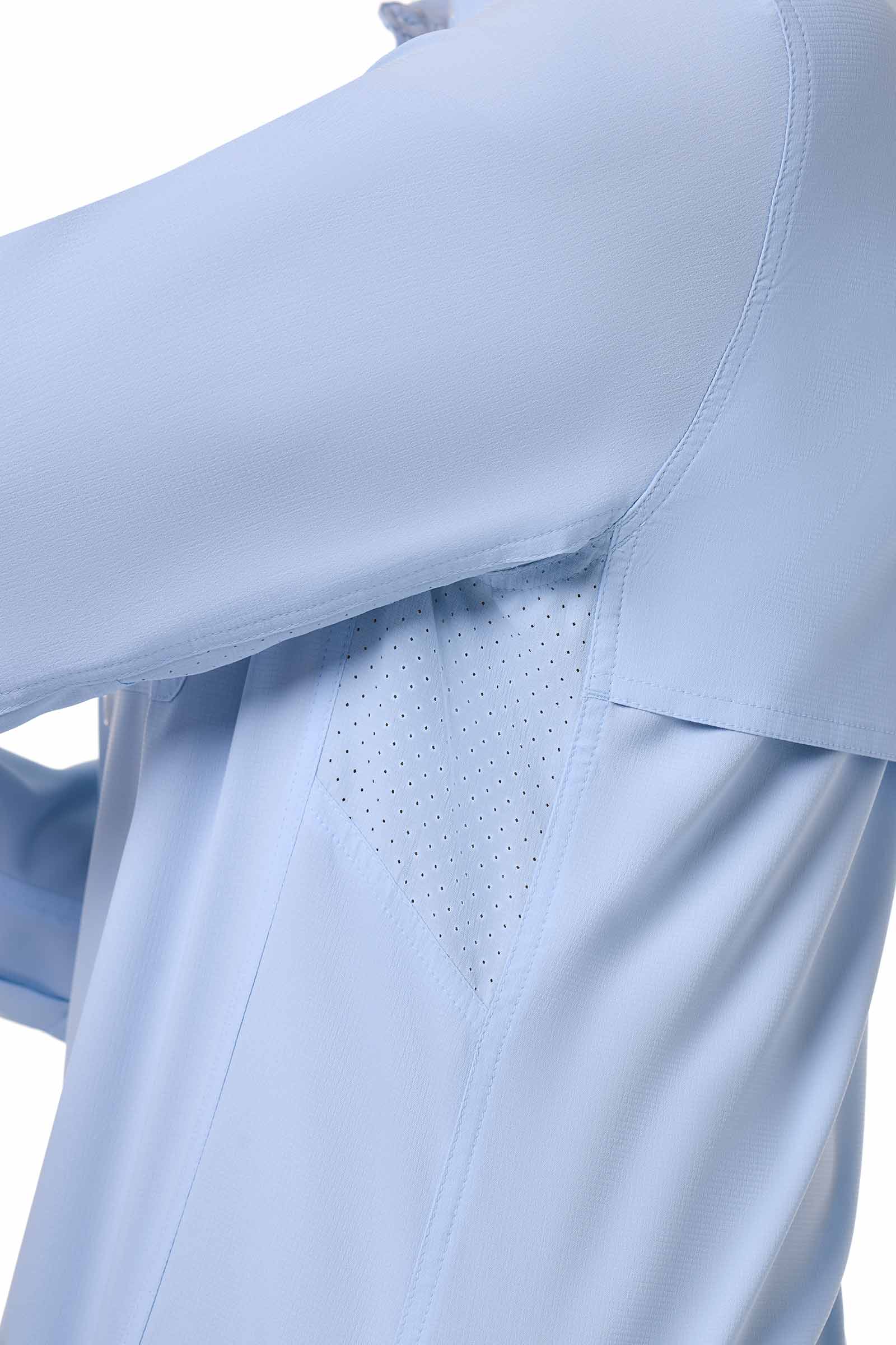 Women's Mylitta Travel Shirt | Light Blue - Image 9