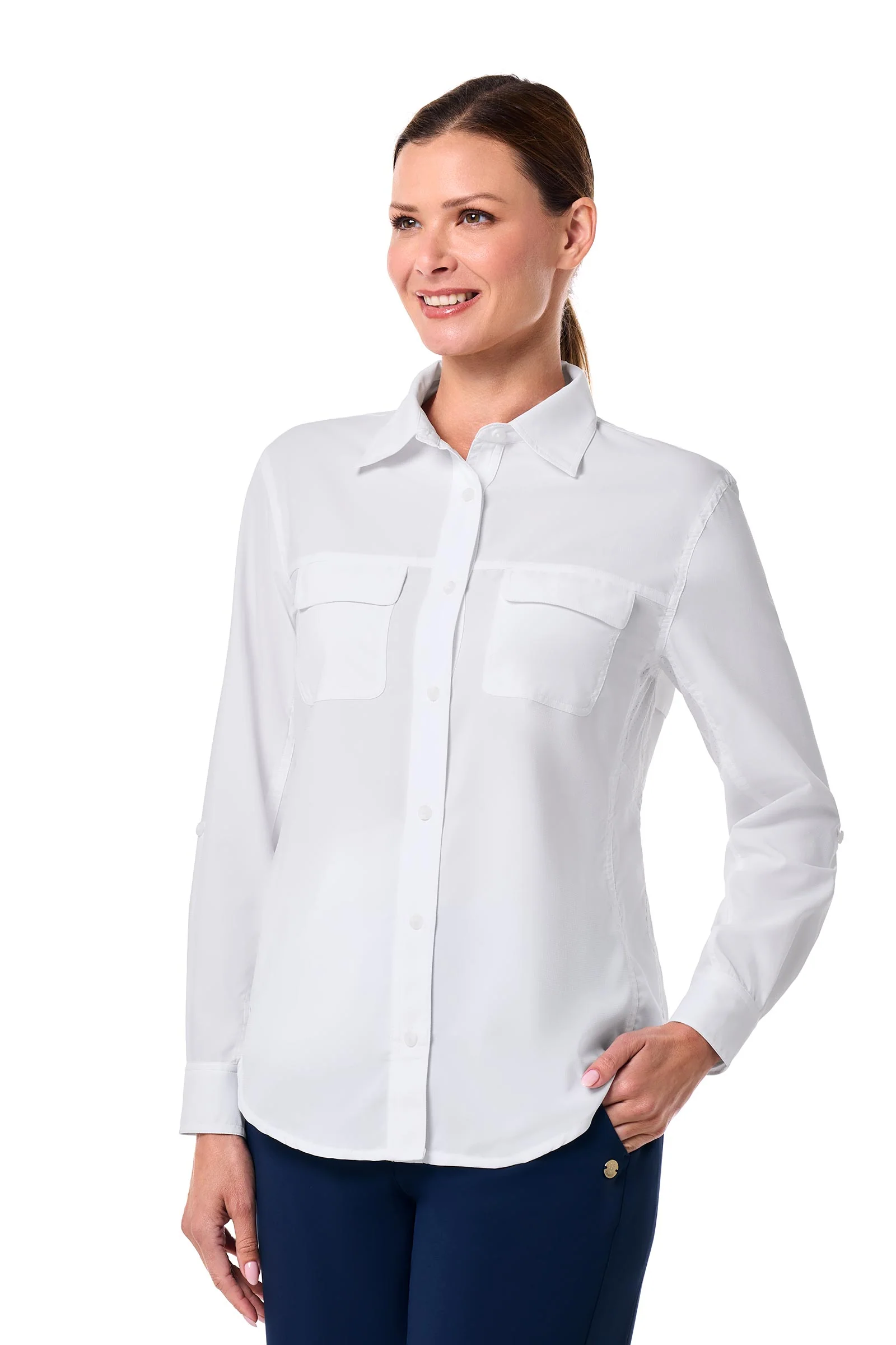 Women's Mylitta Travel Shirt | White - Image 2