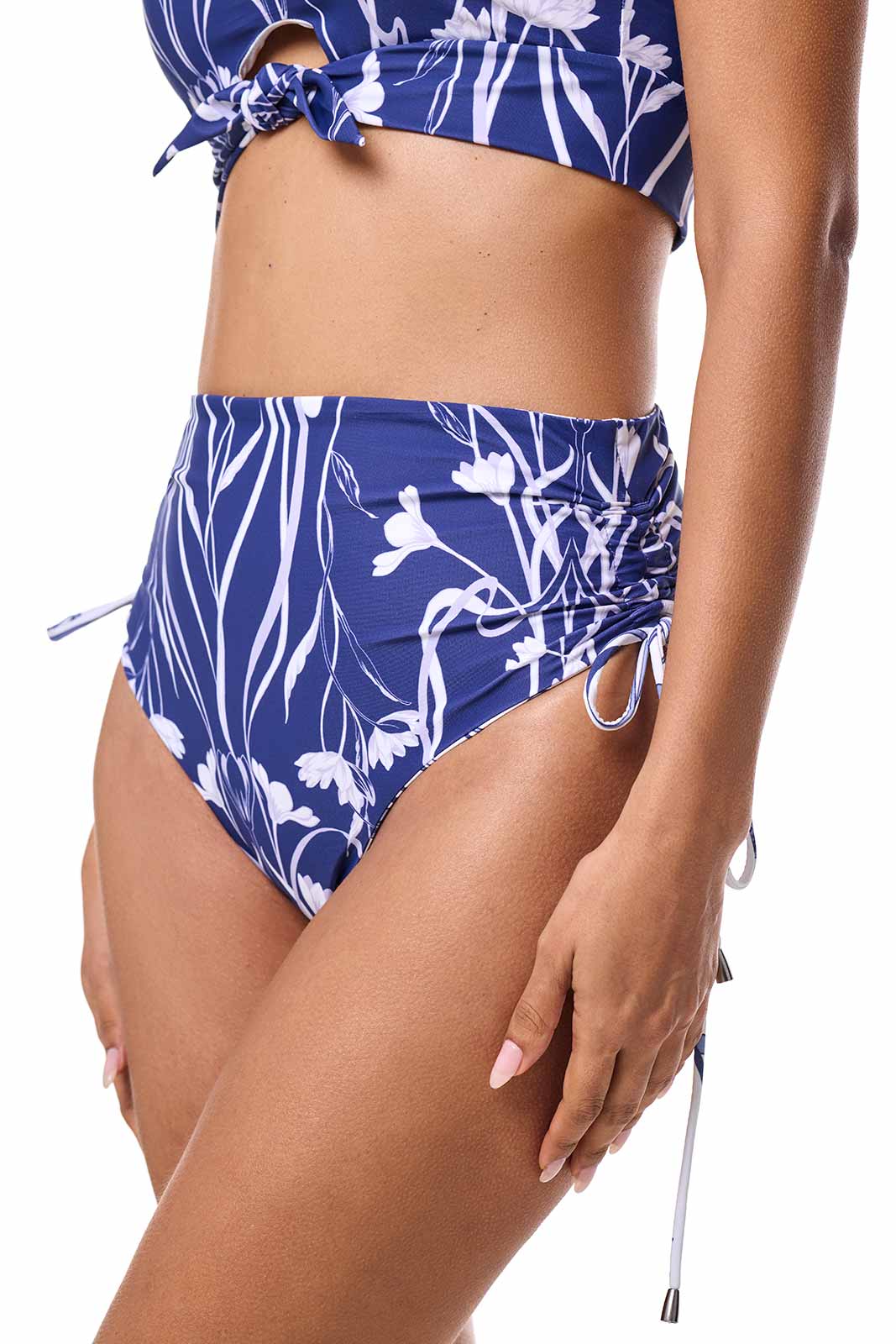 Women's Myrtle Reversible Ruche Adjustable Swim Bottoms | FUTURE DUSK Reversible - Image 5