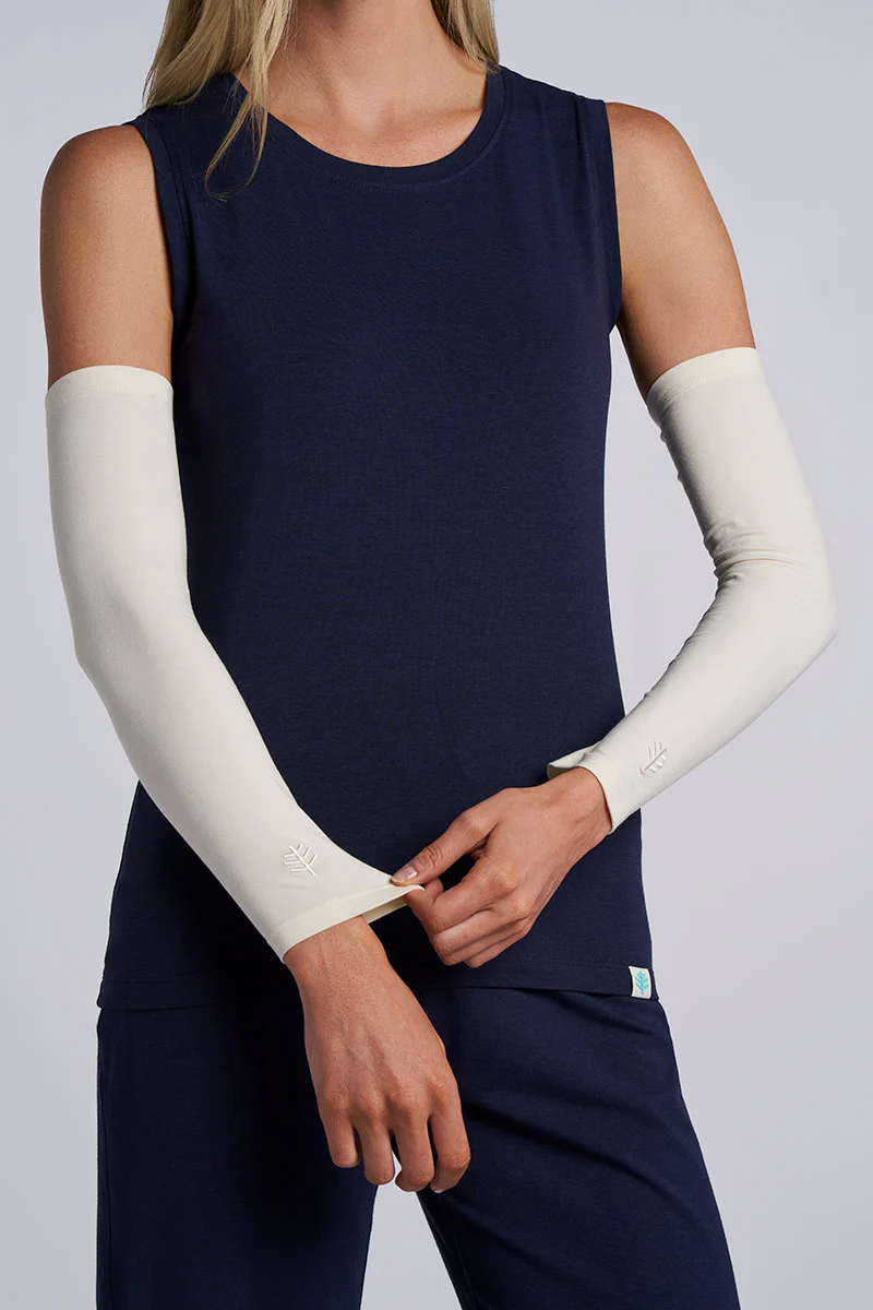 Women's Navagio Arm Sleeves | Vanilla - Image 6