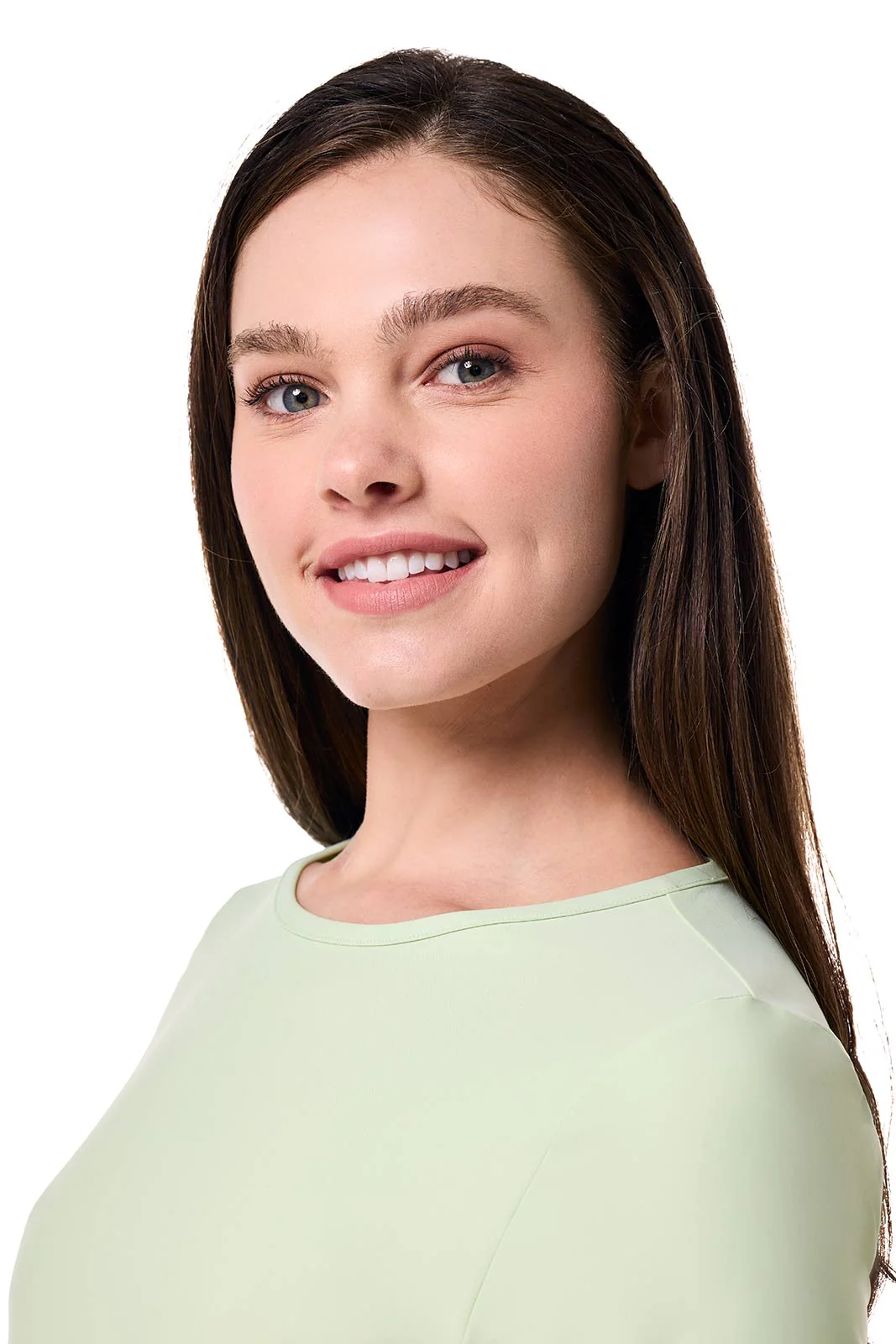 Women's Ocean Drive Cropped Rash Guard | Seedling - Image 6