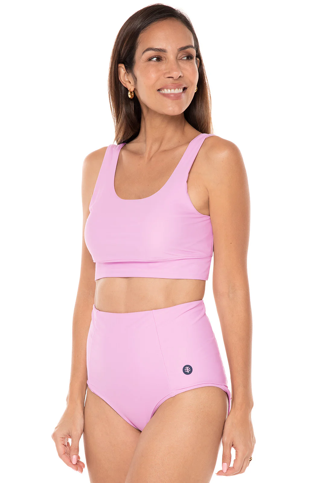 Women's Ocean Sculpt High Rise Bottoms | Peony Pink - Image 5