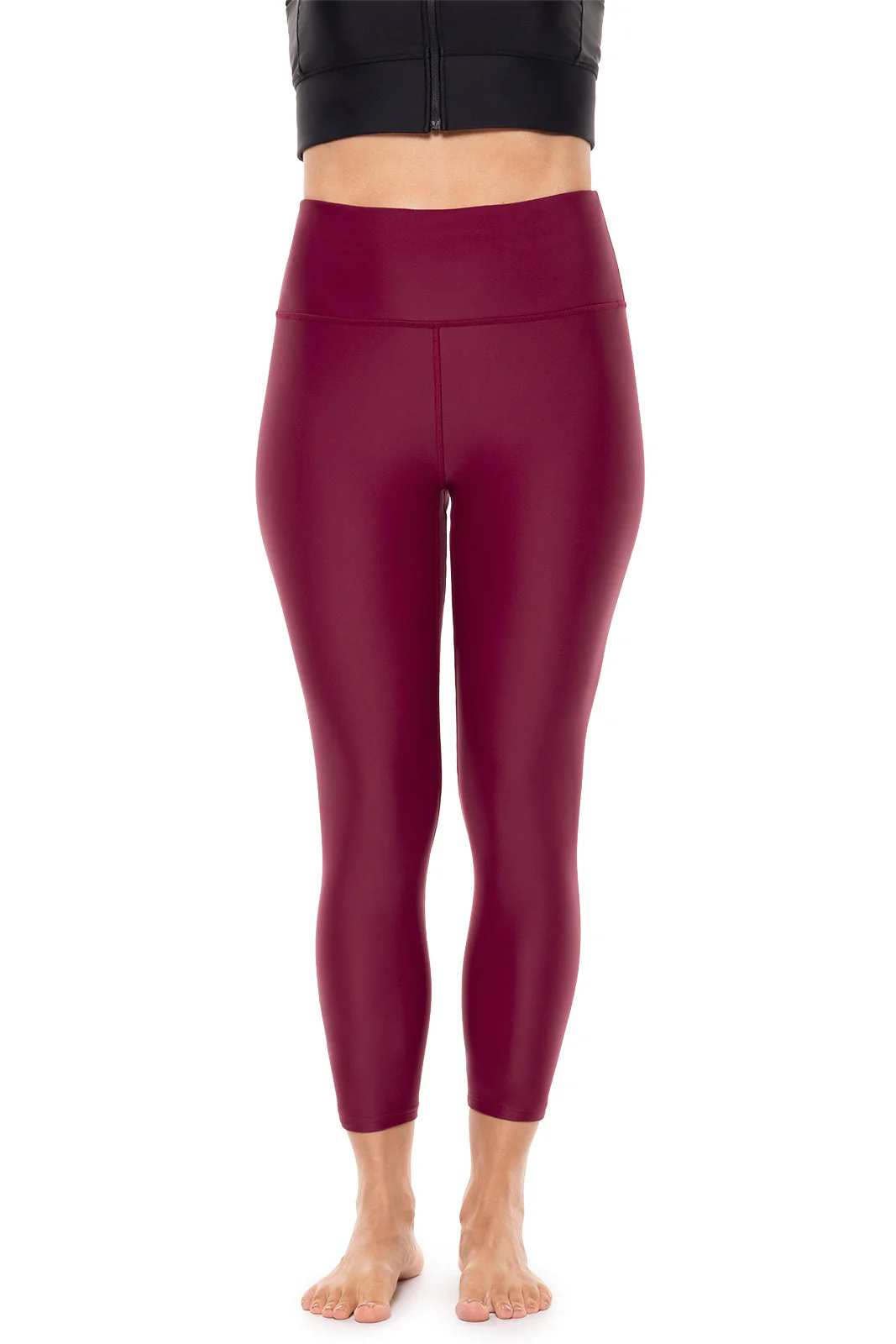 Women's Ocean Sculpt High Rise Swim Capri | Regular Parent - Image 3