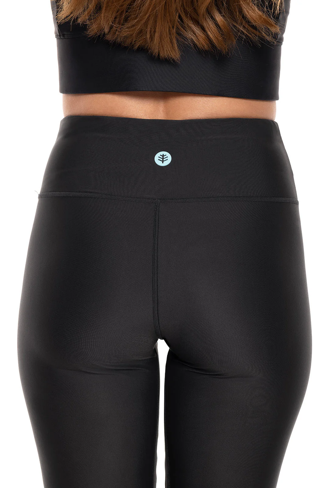 Women's Ocean Sculpt High Rise Swim Leggings | Black - Image 5