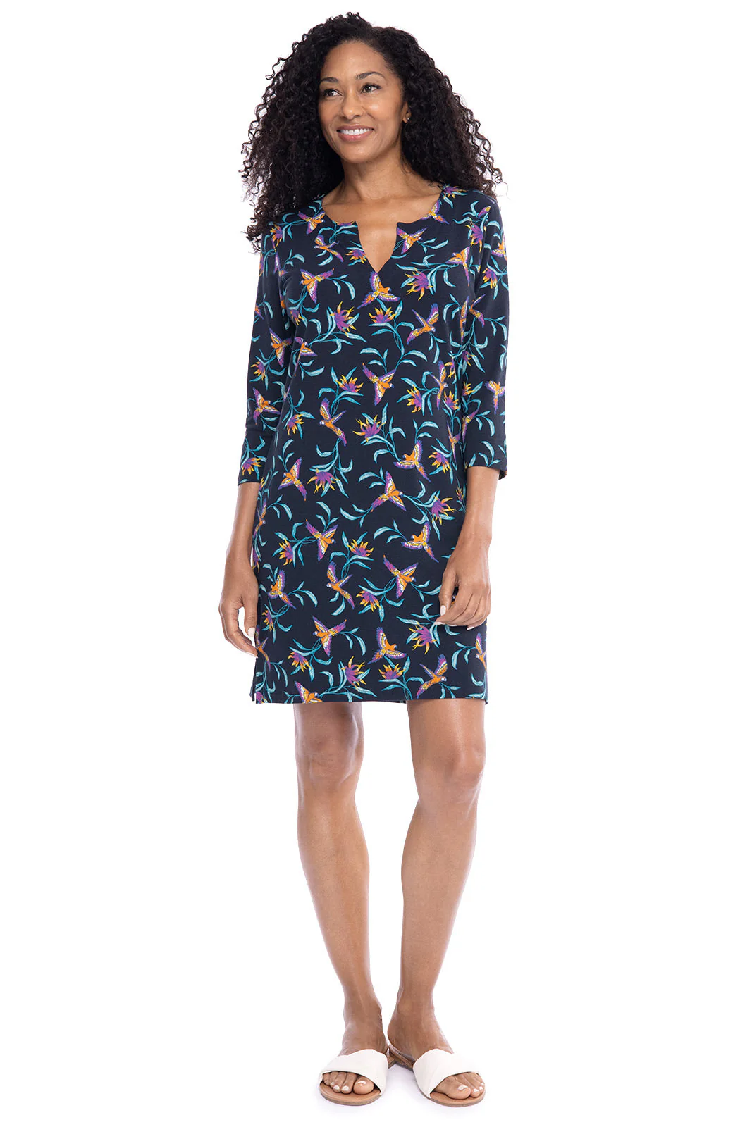 Tunic Dress with 3/4 Sleeve | Regular Parent - Image 13