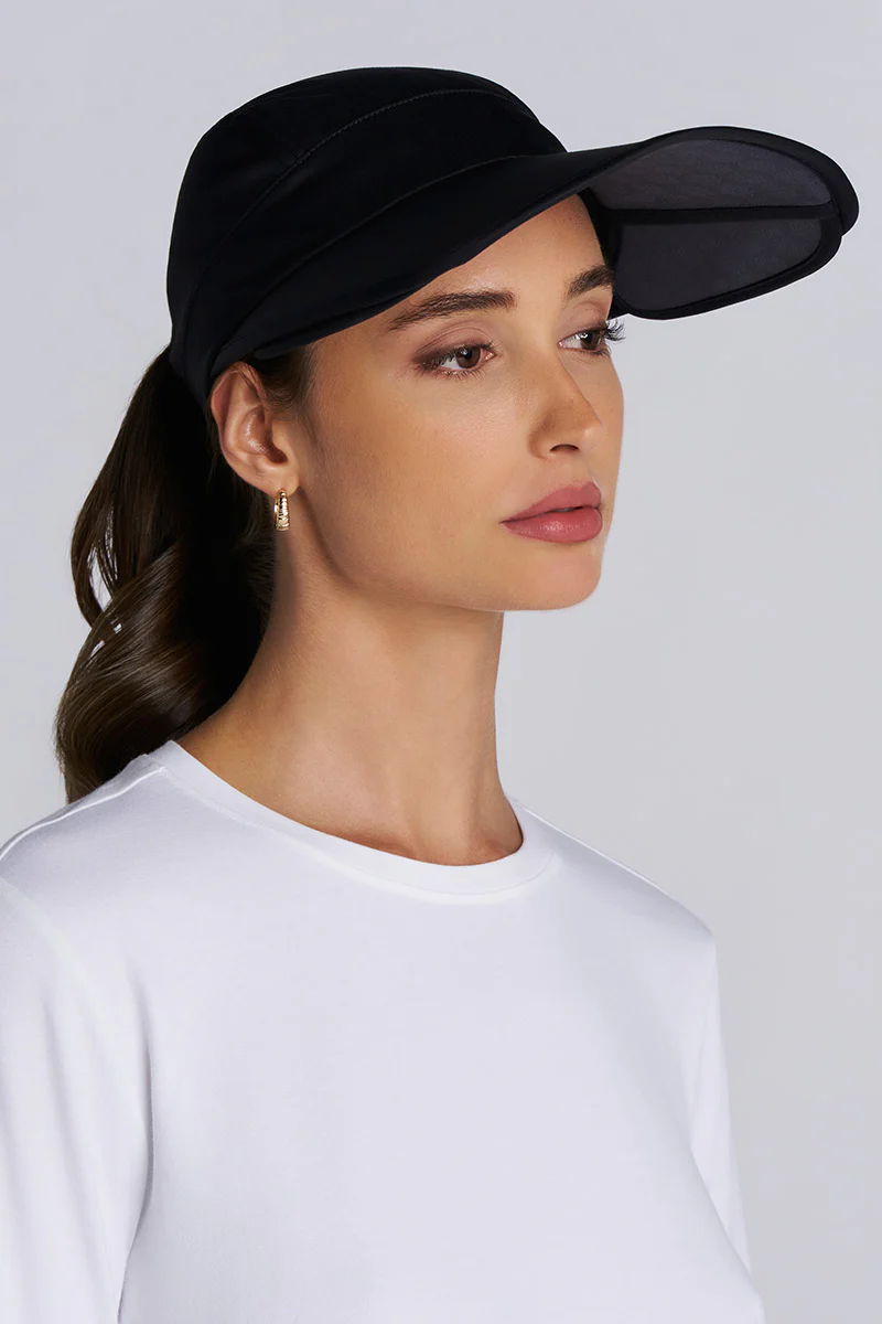Olivia Convertible Visor | Black - Image 2