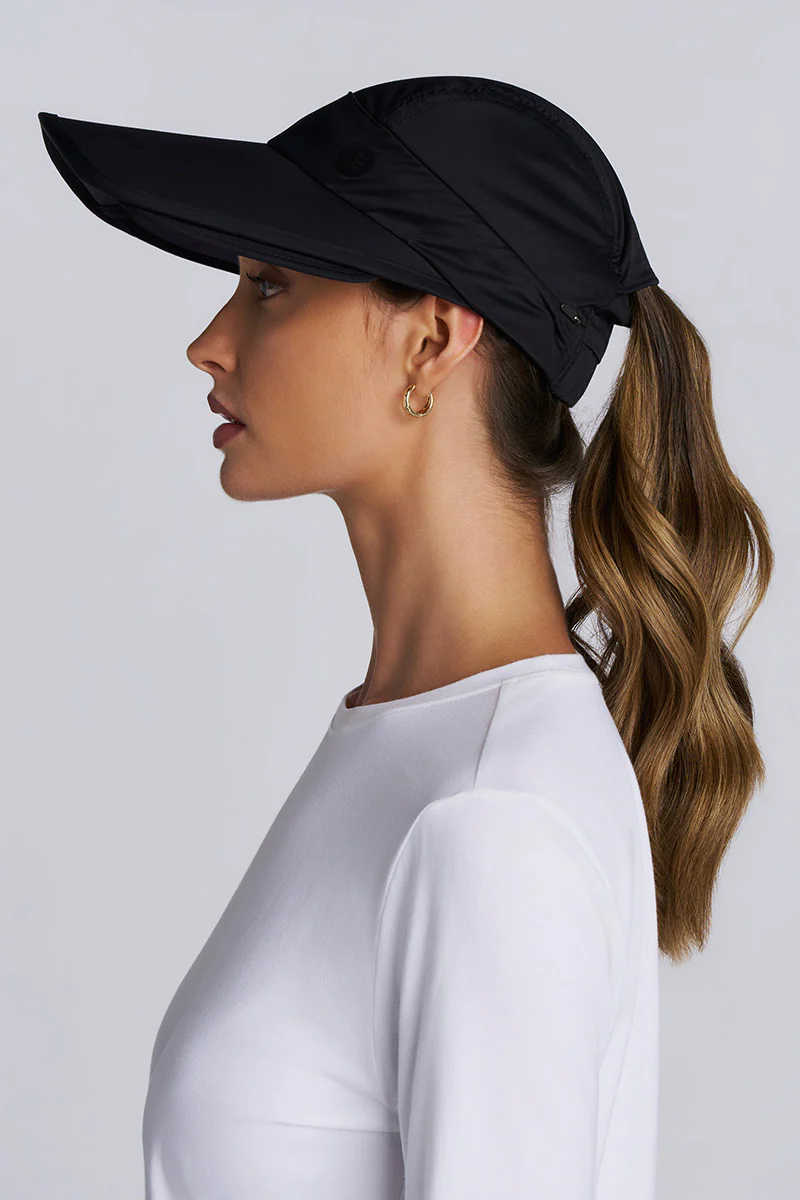 Olivia Convertible Visor | Black - Image 5