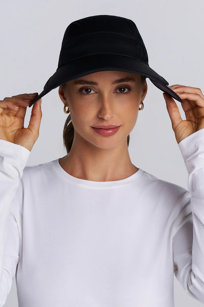 Olivia Convertible Visor | Black - Image 6