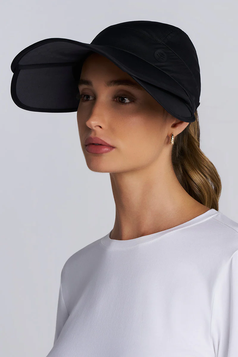 Olivia Convertible Visor | Black - Image 7