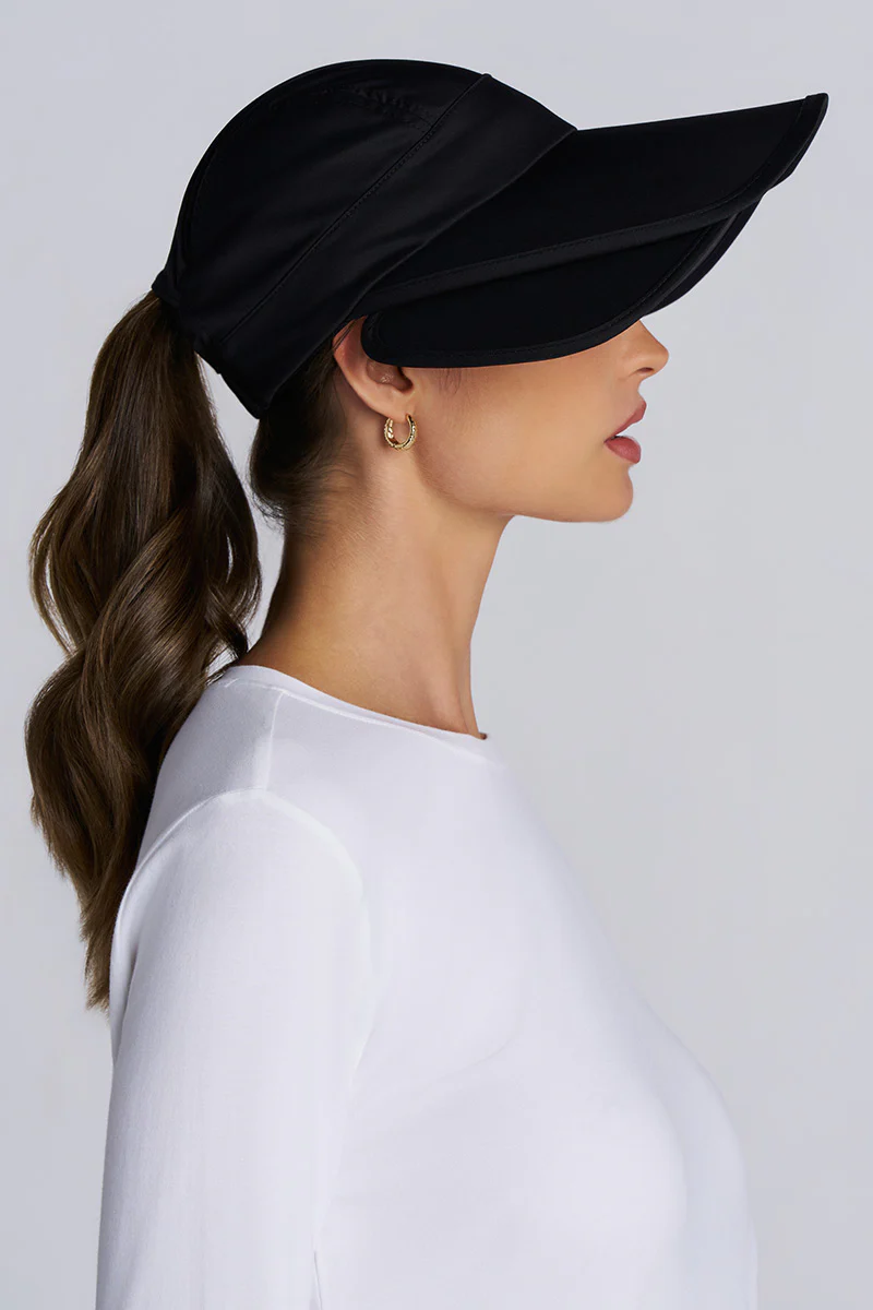 Olivia Convertible Visor | Black - Image 9
