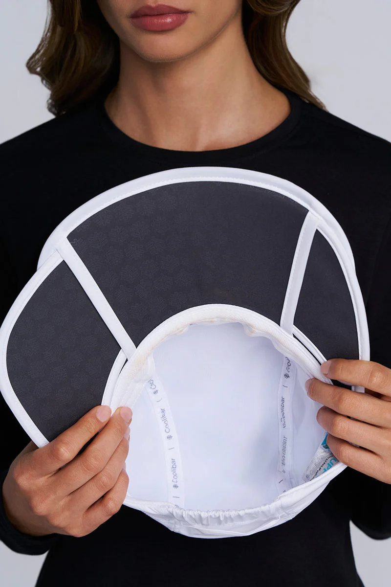 Olivia Convertible Visor | White - Image 10