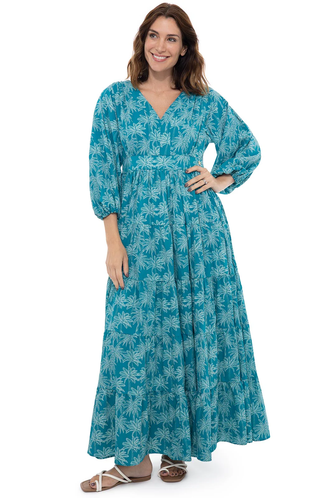 Women's Palm Beach Tiered Maxi Dress | Regular Parent - Image 2