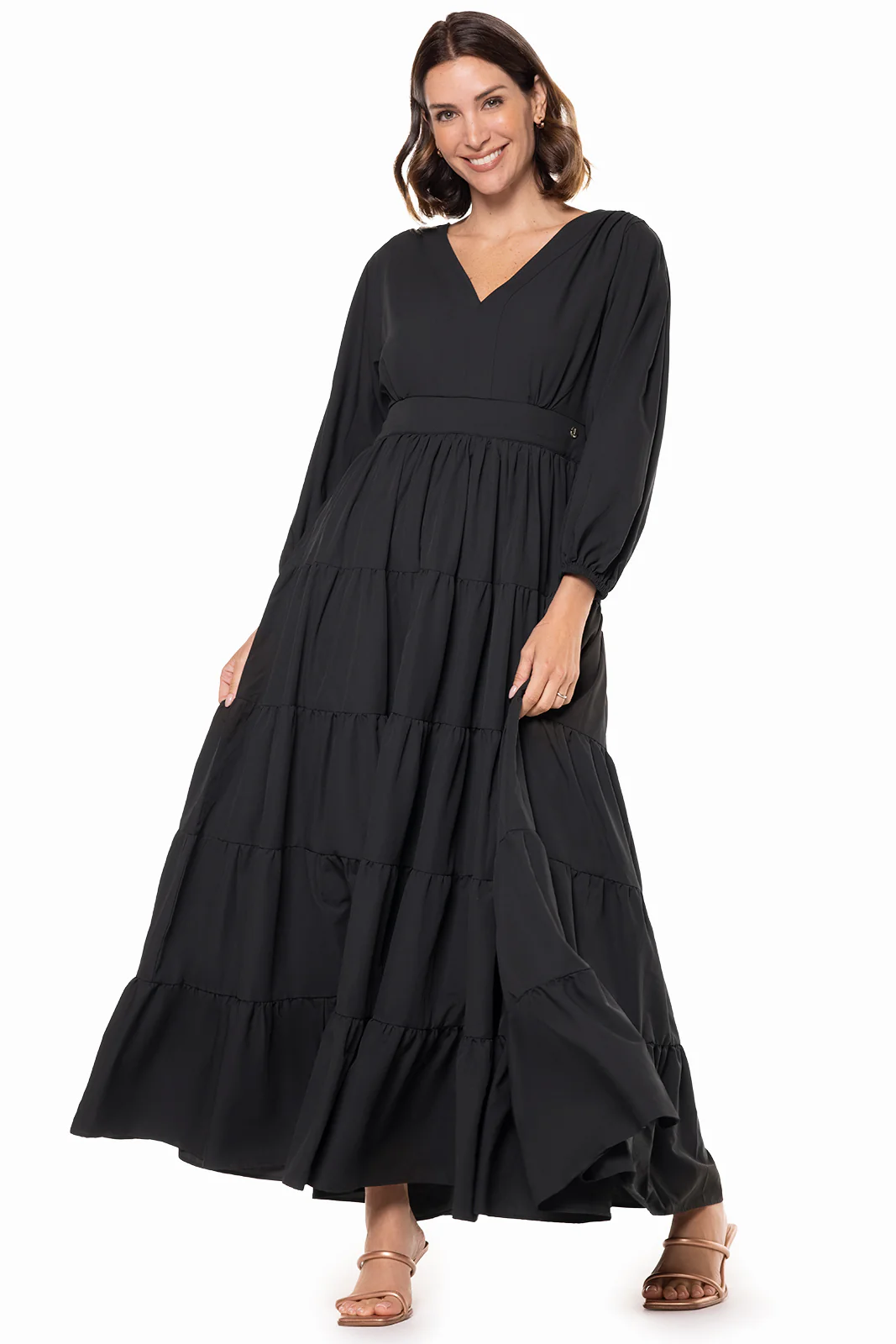 Women's Palm Beach Tiered Maxi Dress | Regular Parent