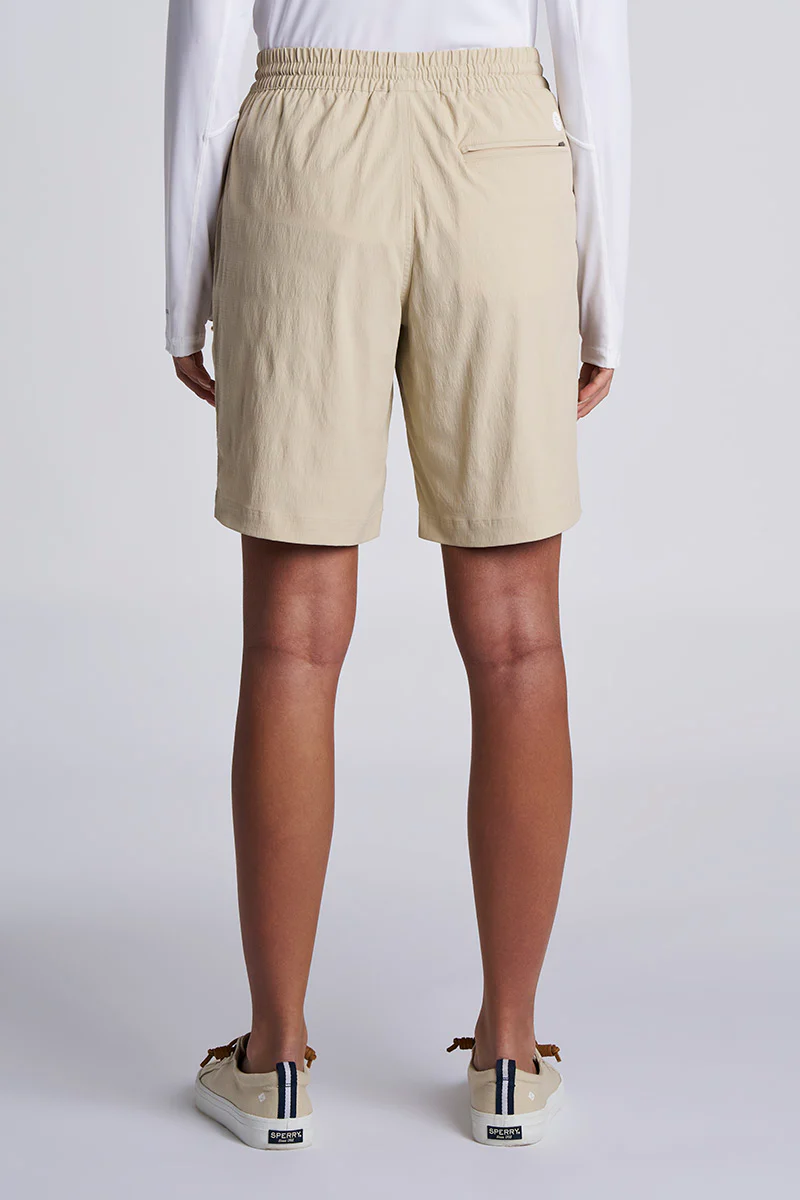 Women's Palm Island Fishing & Boating Shorts | Pale Khaki - Image 4