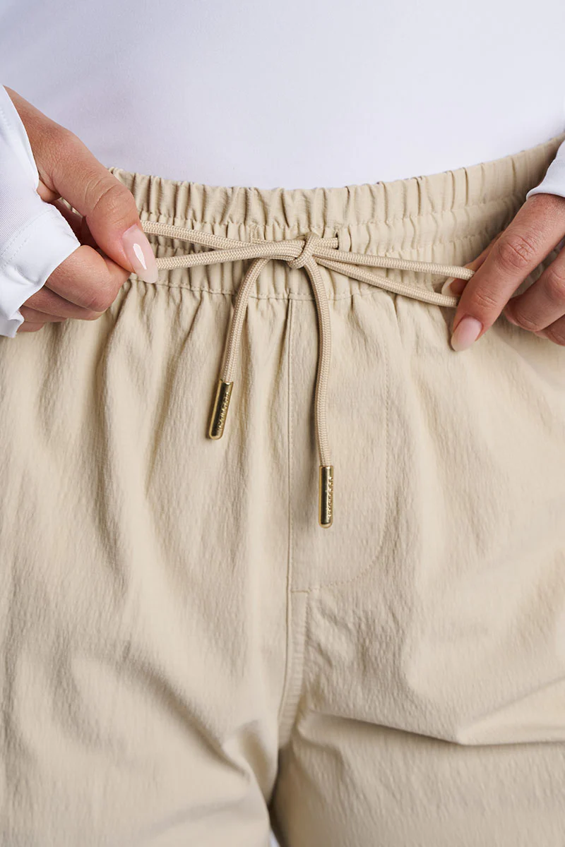 Women's Palm Island Fishing & Boating Shorts | Pale Khaki - Image 5