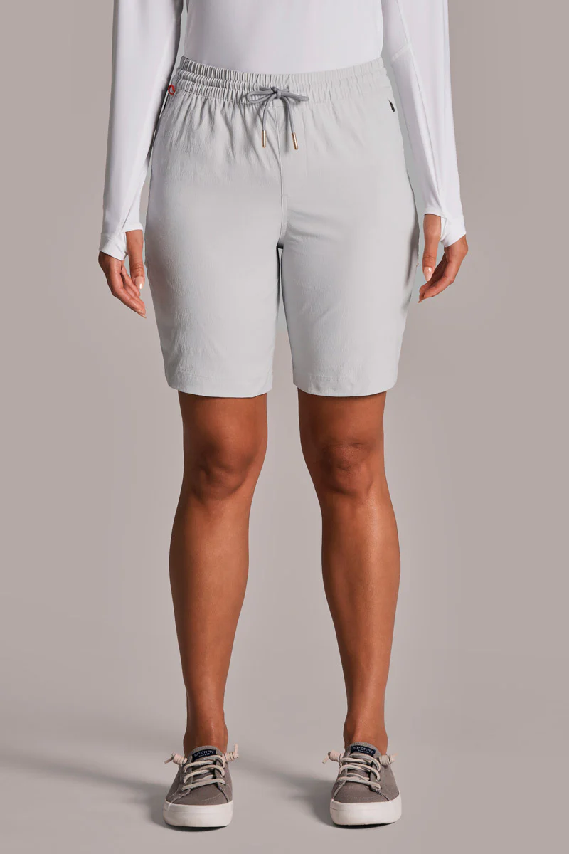Women's Palm Island Fishing & Boating Shorts | Sleek Grey