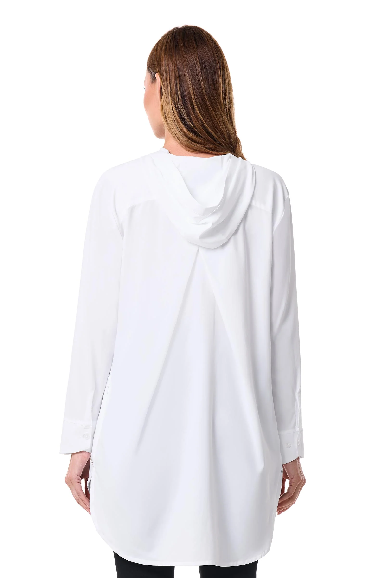 Women's Palma Aire Beach Long Sleeve Shirt | White - Image 4