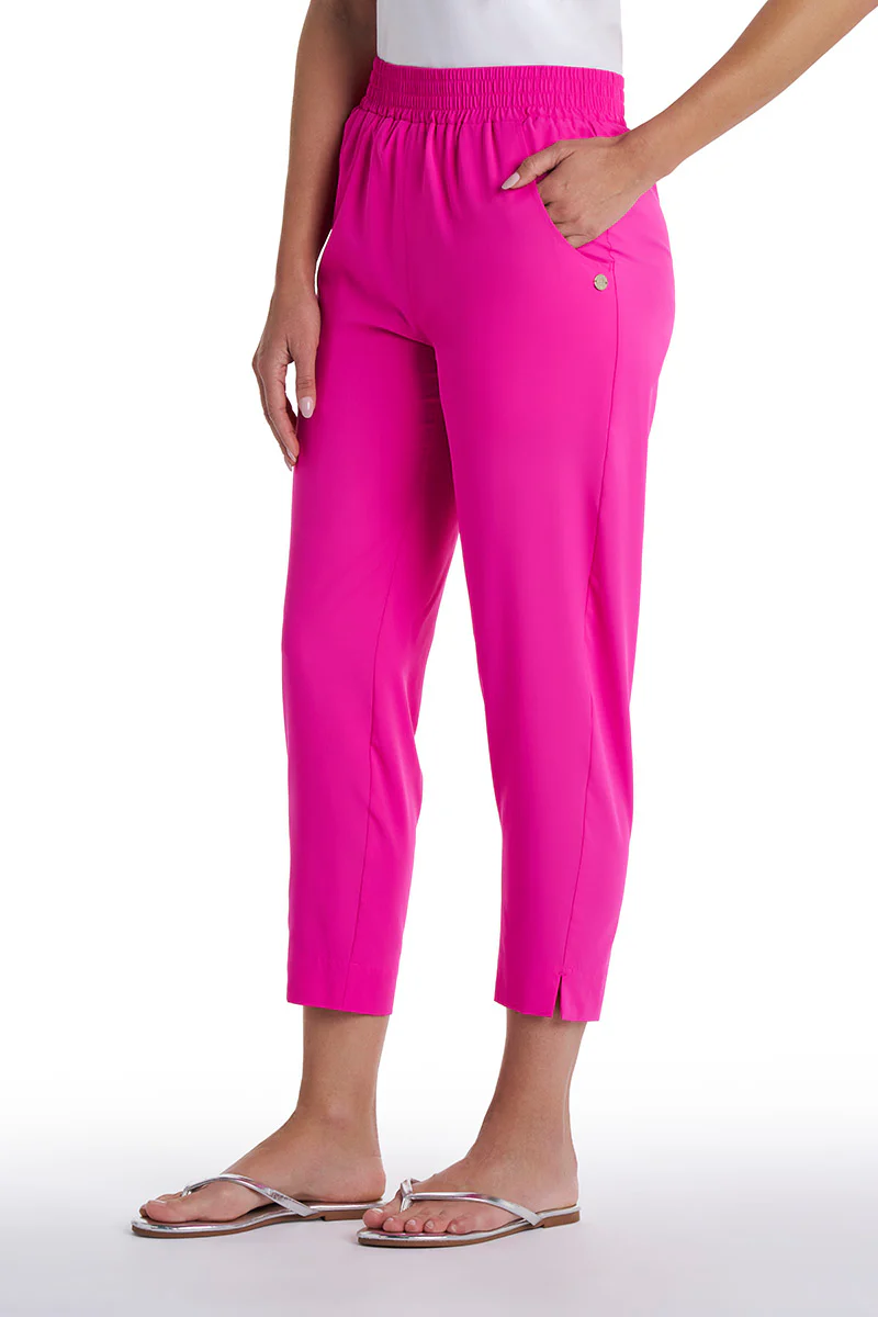 Women’s Perissa Aire Tapered Pants | Fuchsia - Image 4