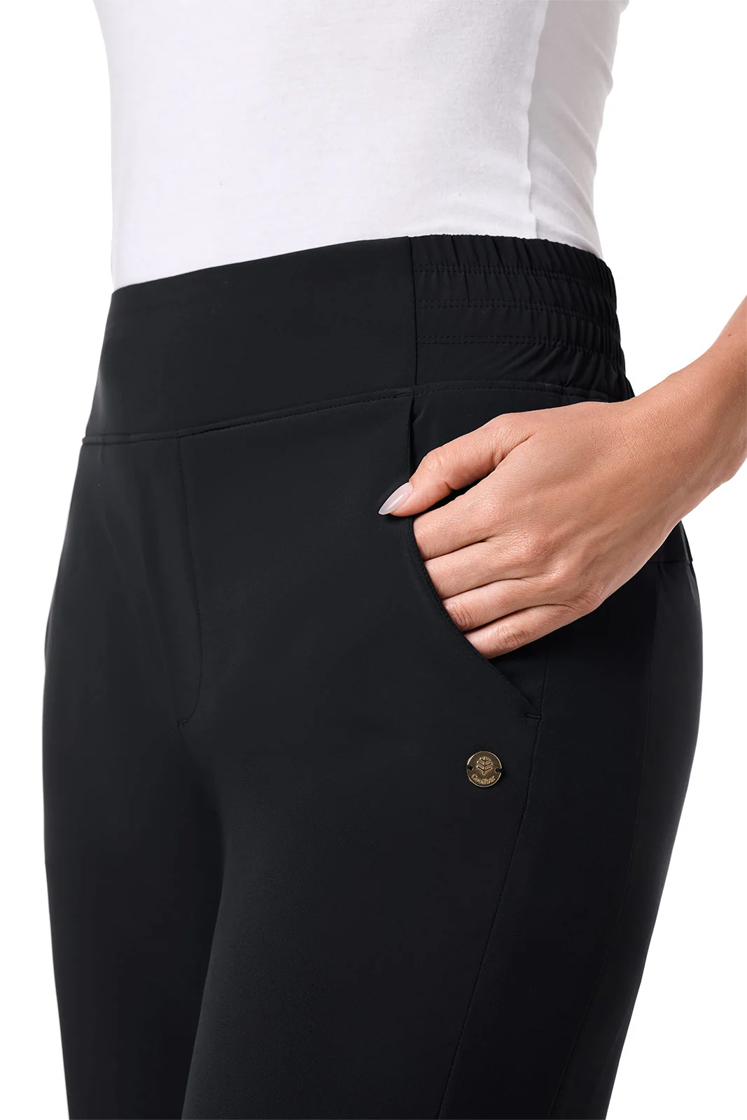 Women's Pellaro Travel Pants | Black - Image 6