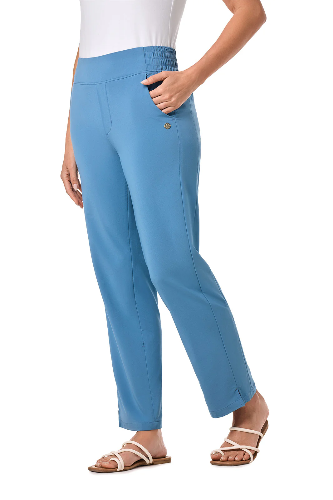 Women's Pellaro Travel Pants | Blue Dusk - Image 3